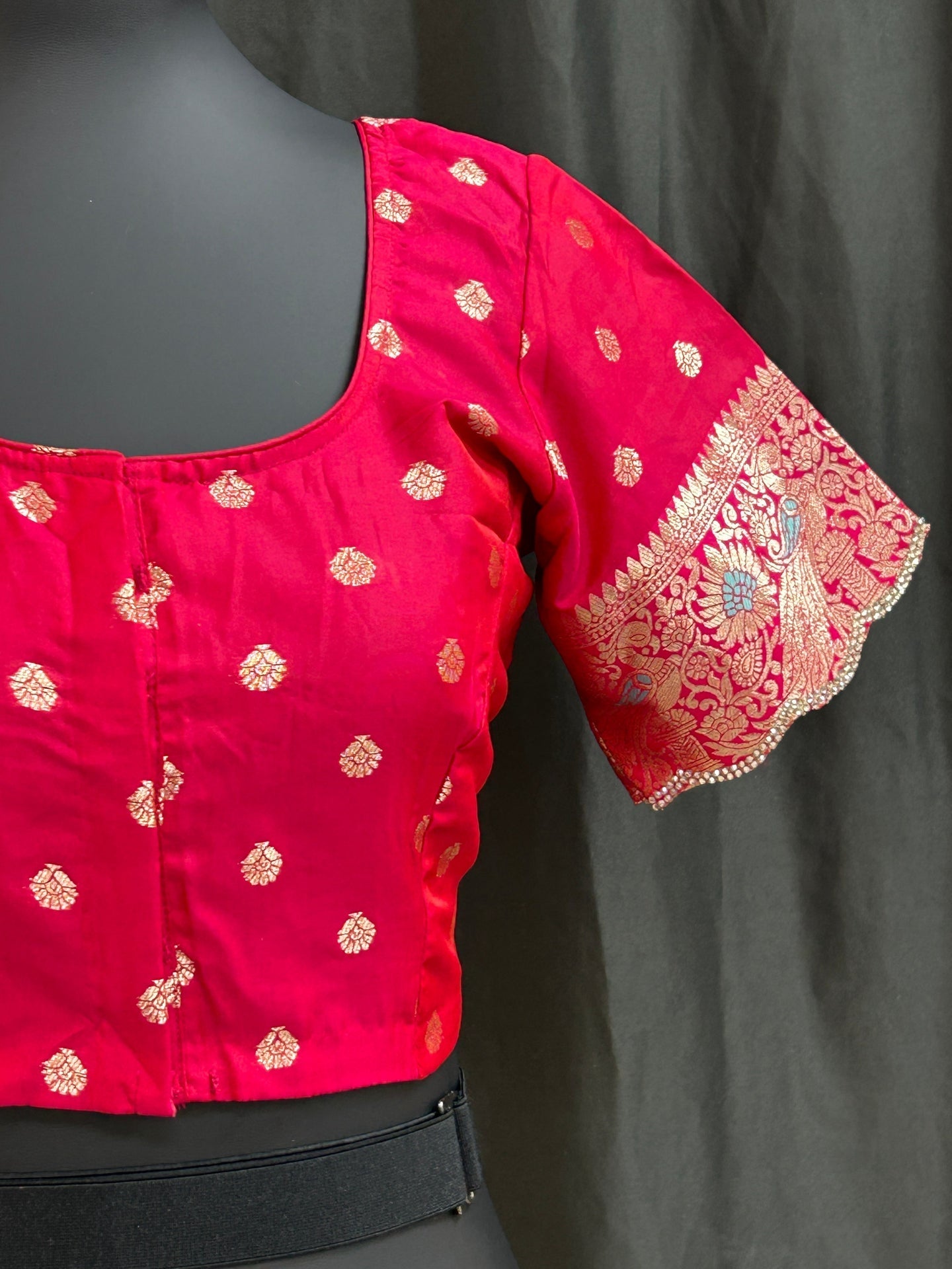 Banarasi silk blouse by Kurti Connection USA