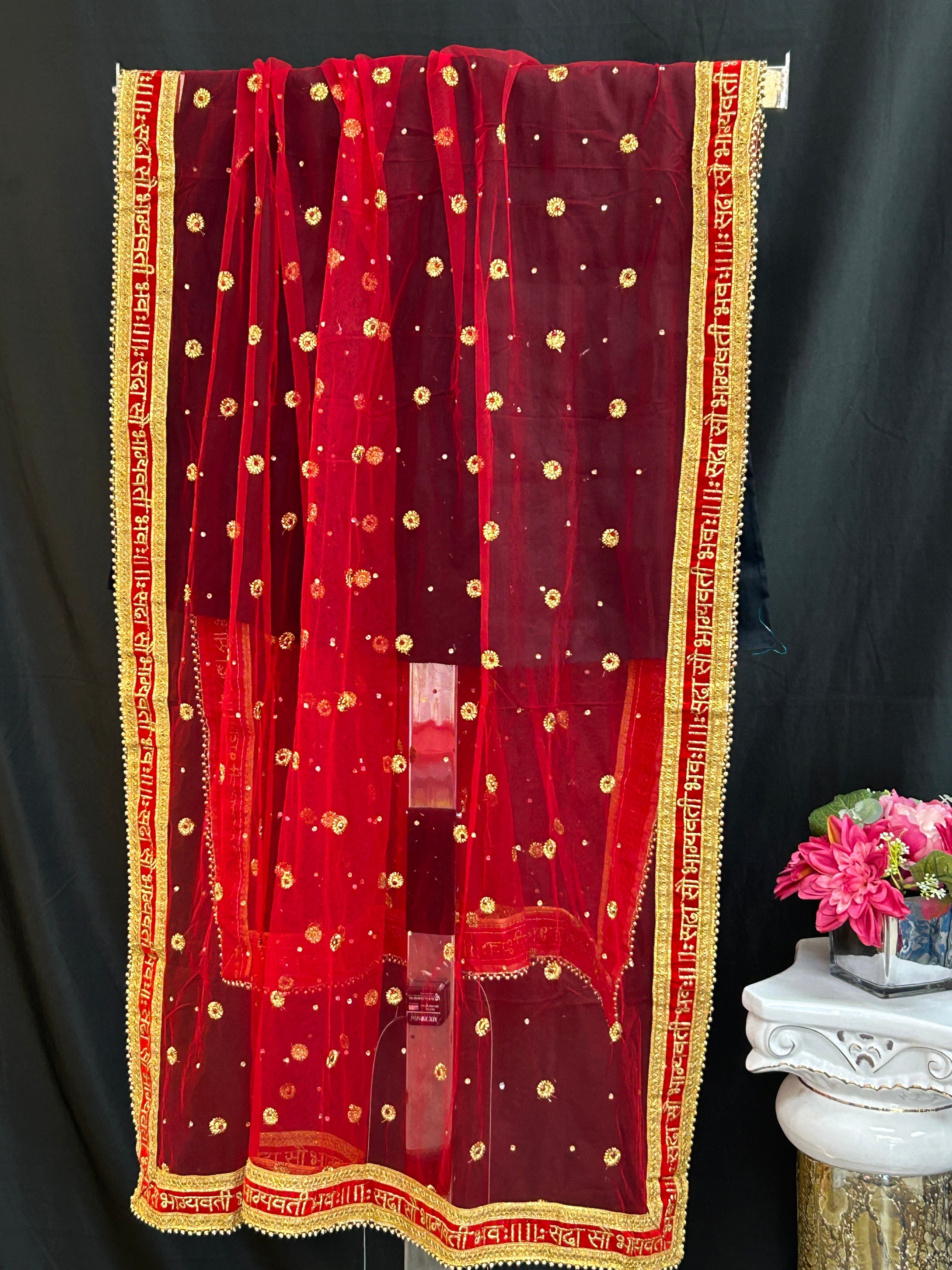 Wedding dupatta by Kurti Connection USA