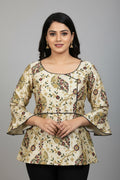 Raw silk blouse | long blouse by Kurti Connection USA