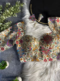 Silk blouses with jardoji work by Kurti Connection USA