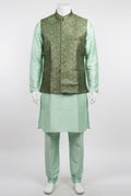 Green kurta set