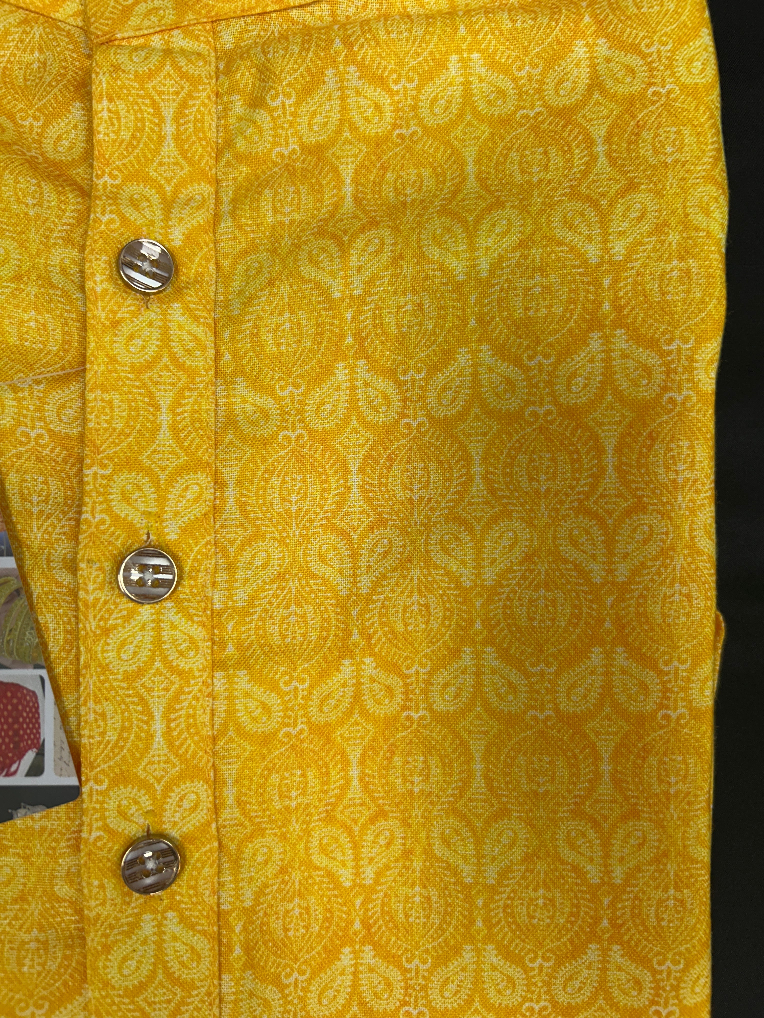 Cotton yellow kurta