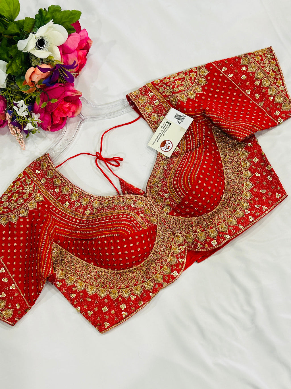 Heavy embroidery work blouse