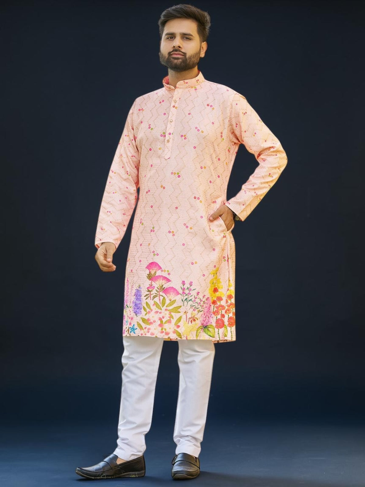 Rayon Kurta with digital print