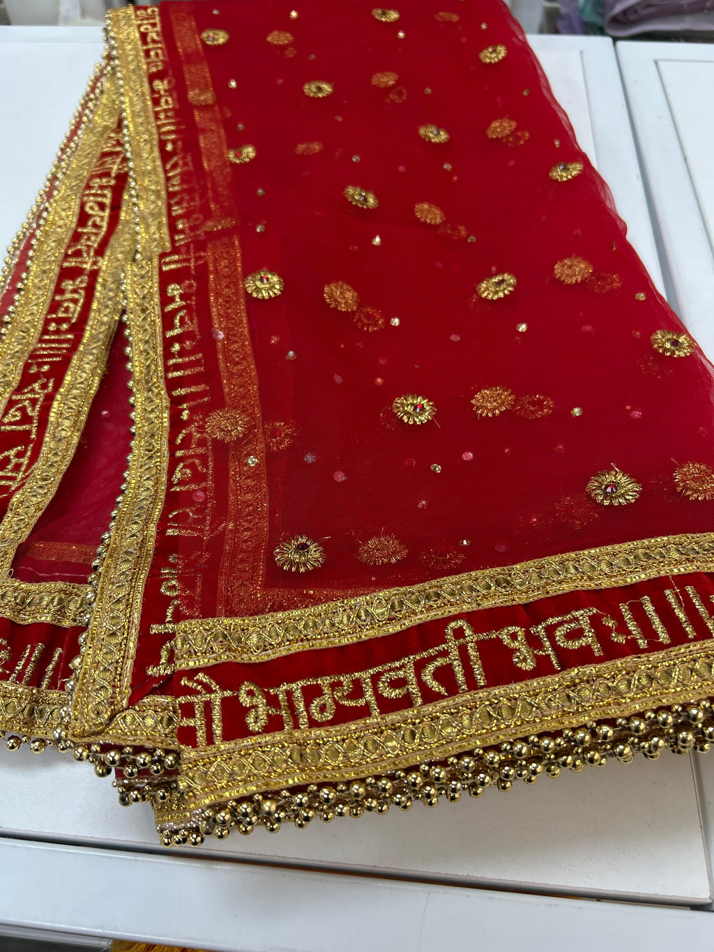 Wedding dupatta by Kurti Connection USA