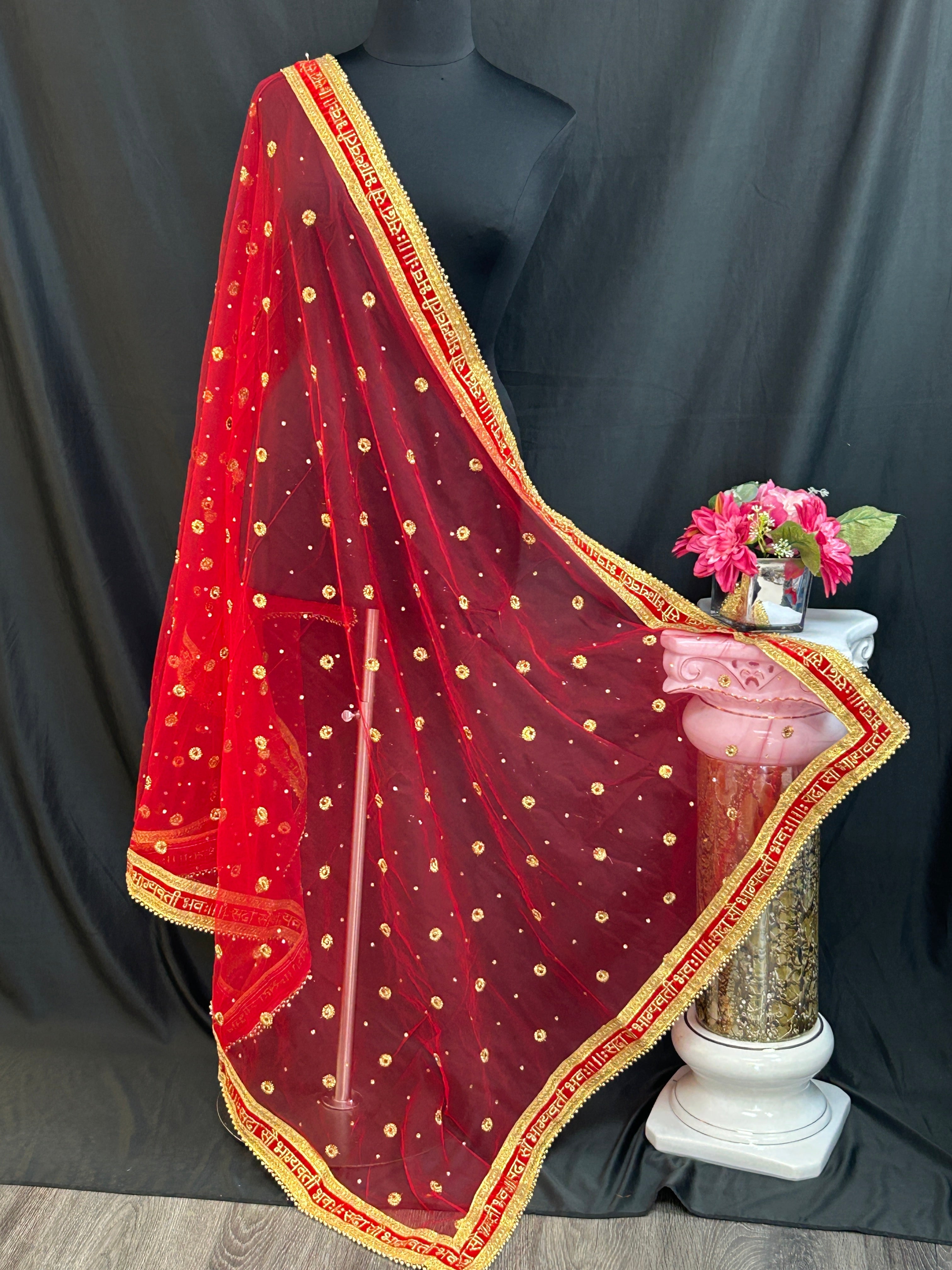 Wedding dupatta by Kurti Connection USA