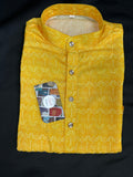 Cotton yellow kurta