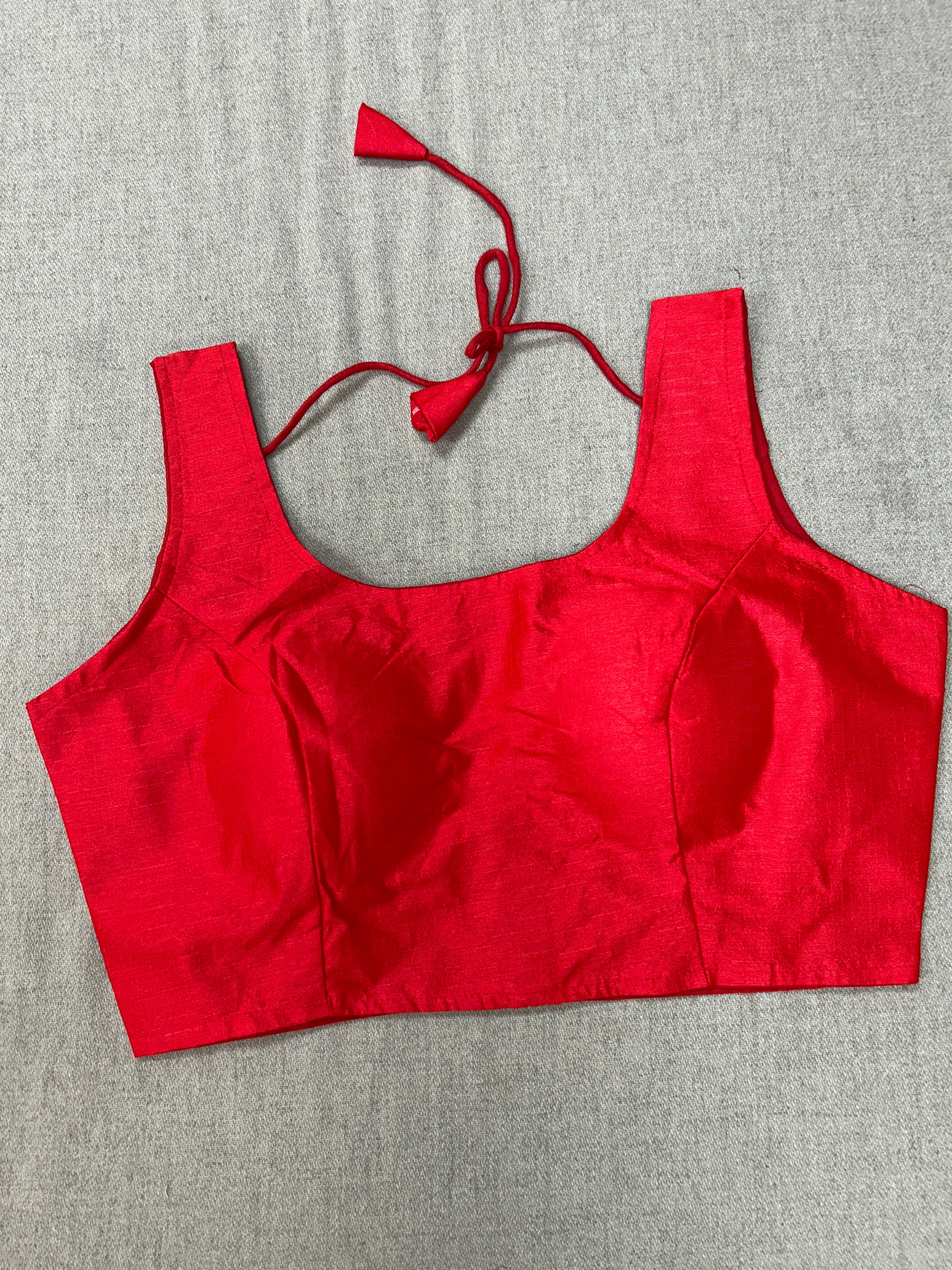 Raw silk blouses by Kurti Connection USA