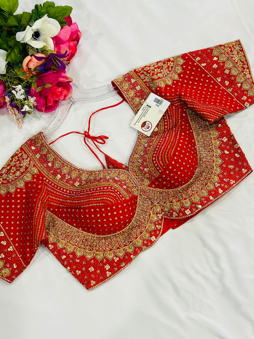 Heavy embroidery work blouse
