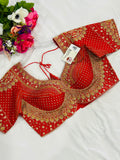 Heavy embroidery work blouse