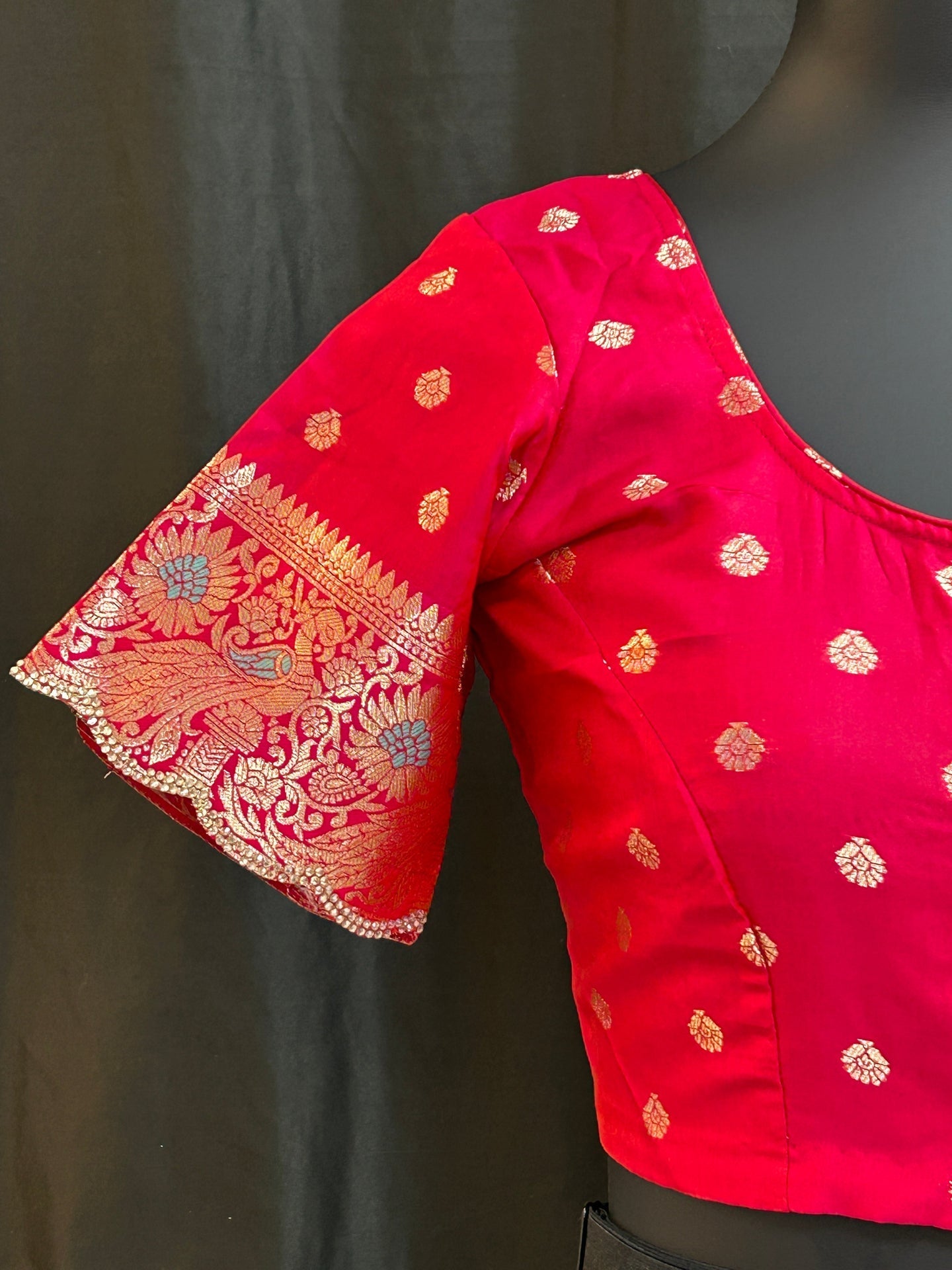 Banarasi silk blouse by Kurti Connection USA
