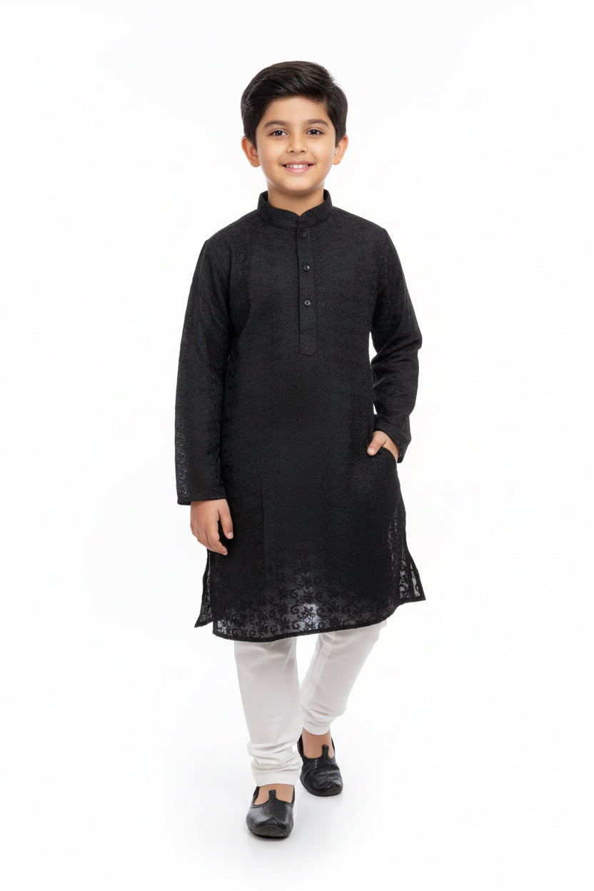 Chikankari Kurta set by Kurti Connection USA