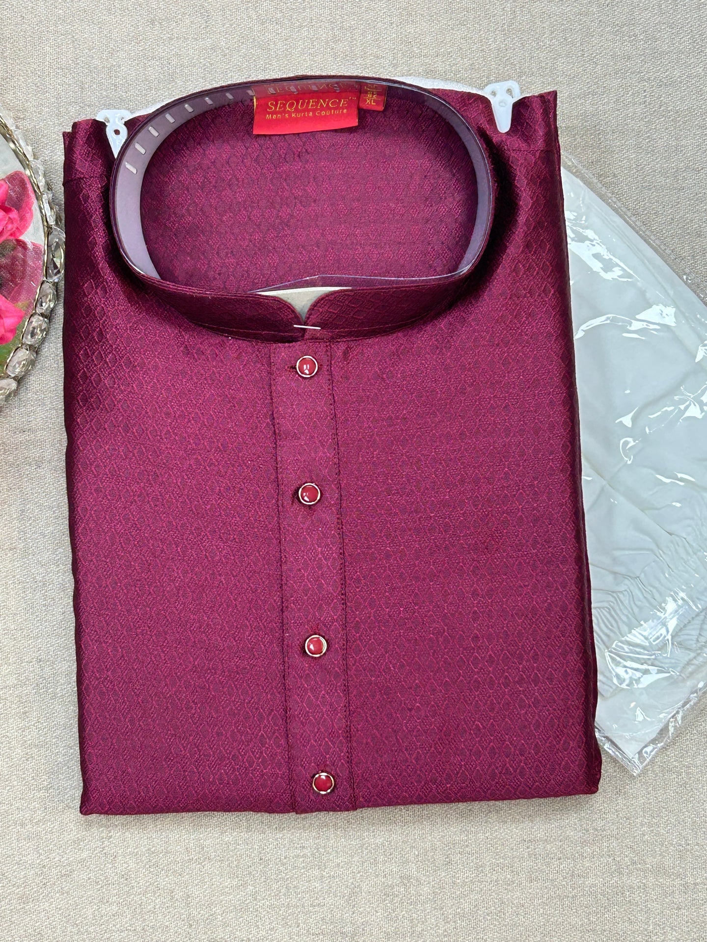 Silk kurta pajama set - Kurti Connection USA