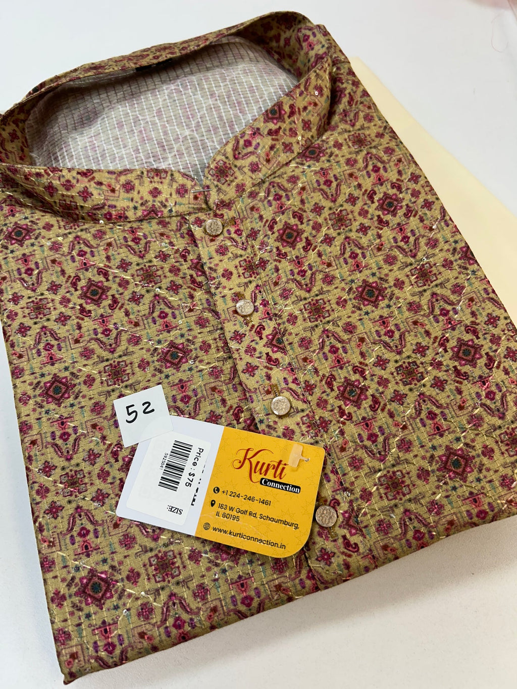 Printed kurta set - Kurti Connection USA