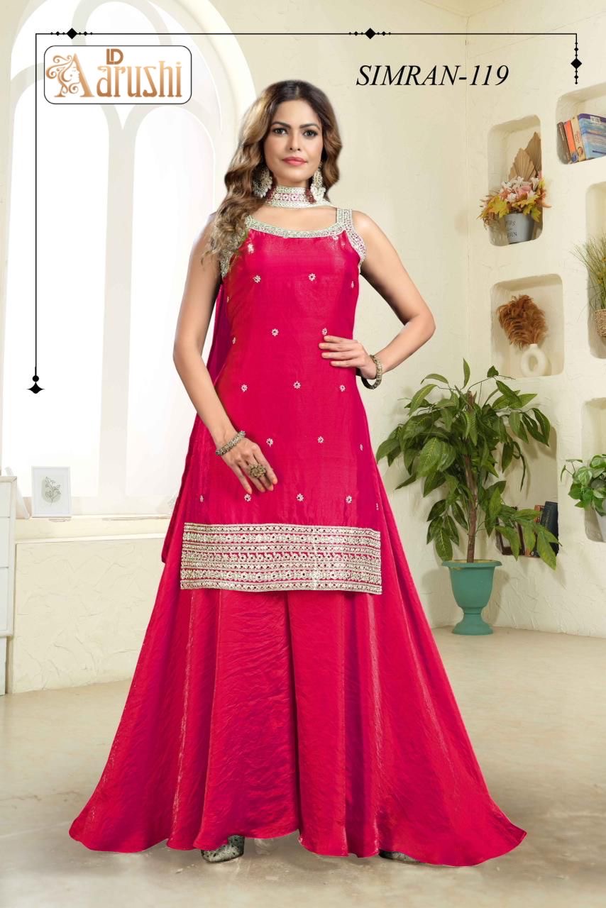 Wedding guest collection : Sharara suit by Kurti Connection USA