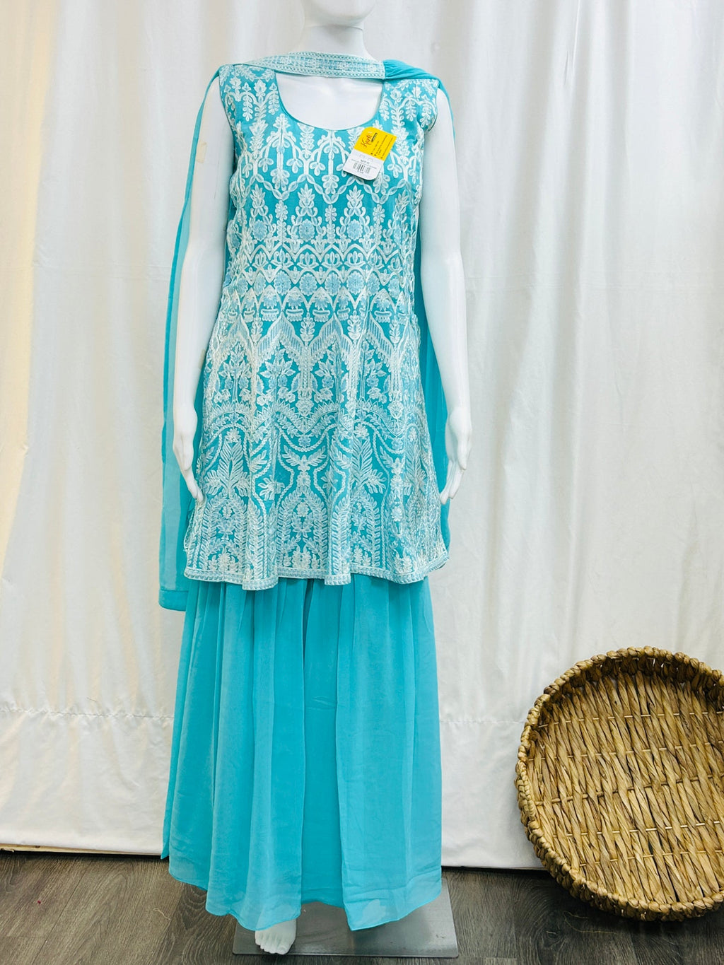 Georgette Sharara set - Kurti Connection USA