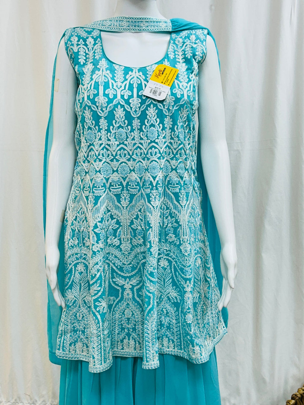 Georgette Sharara set - Kurti Connection USA