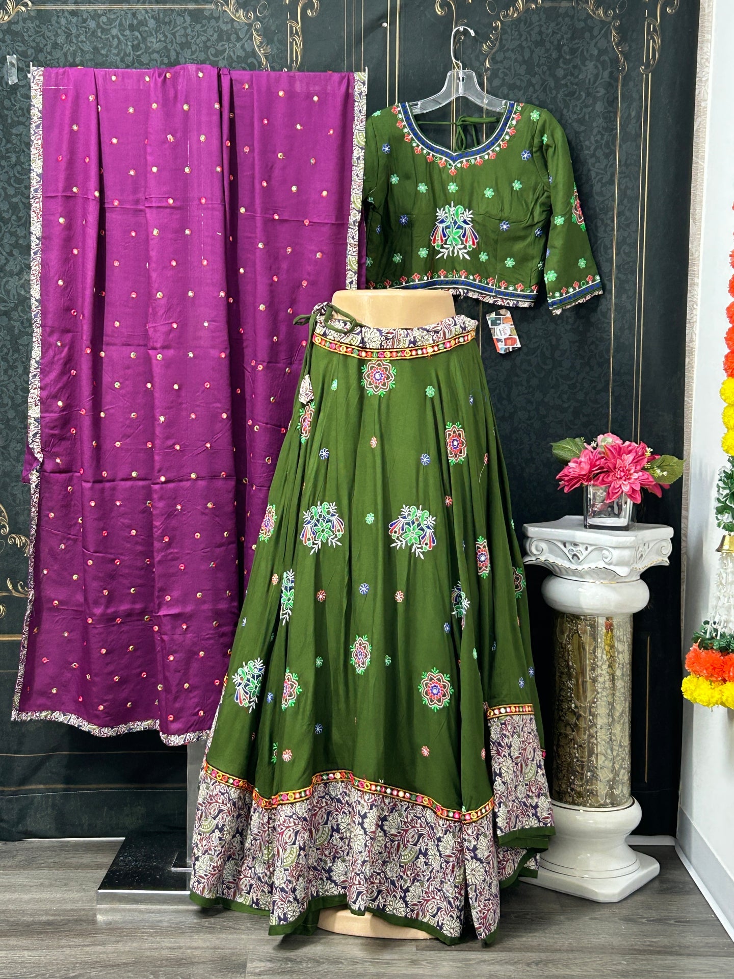 Garba chaniya choli by Kurti Connection USA