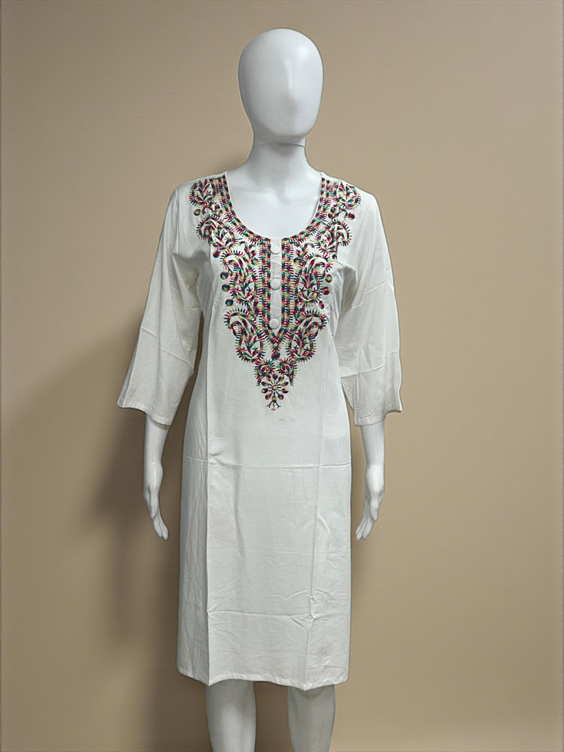 Chikankari Kurti by Kurti Connection USA
