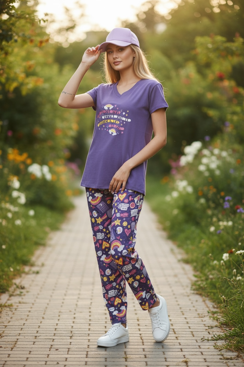 Hosiery night suit by Kurti Connection USA