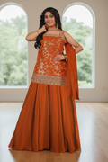 Banarasi sharara suit by Kurti Connection USA