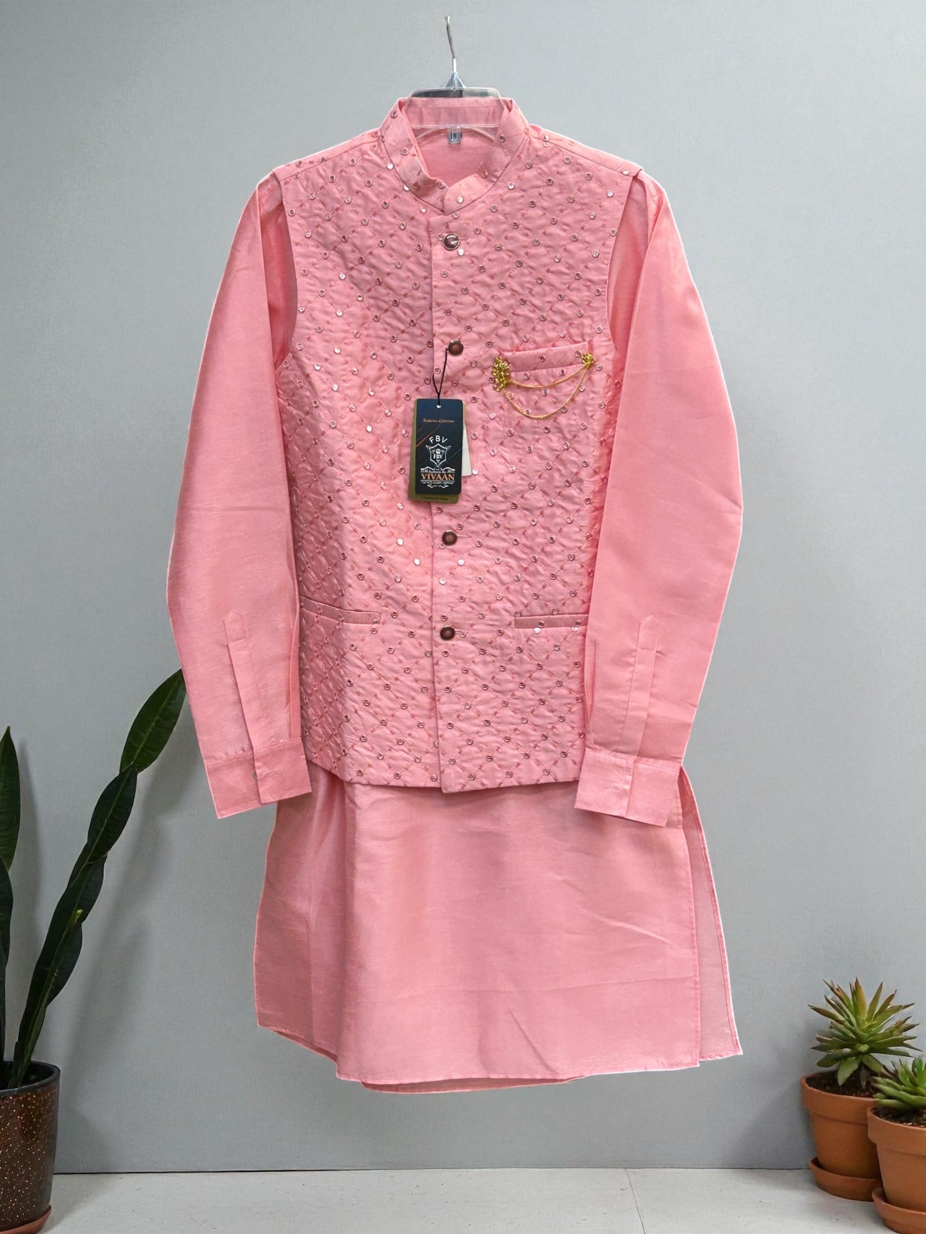 Mirror work Kurta set by Kurti Connection USA