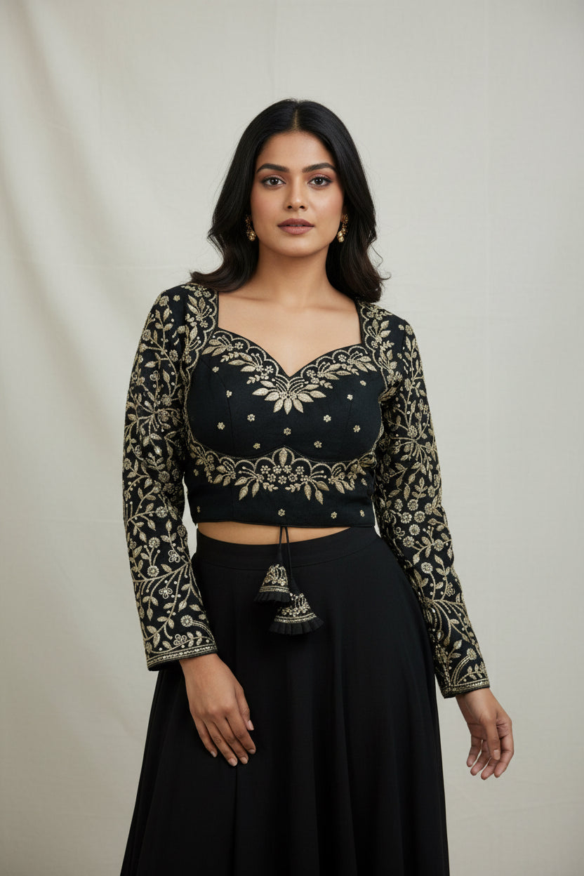 Full sleeve blouse by Kurti Connection USA