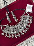 Oxidized necklace set by Kurti Connection USA