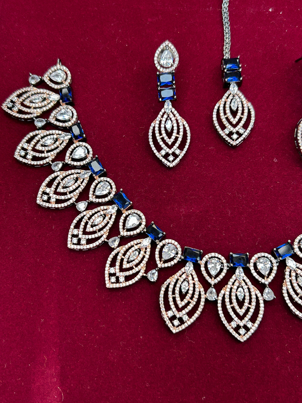 AD necklace set by Kurti Connection USA