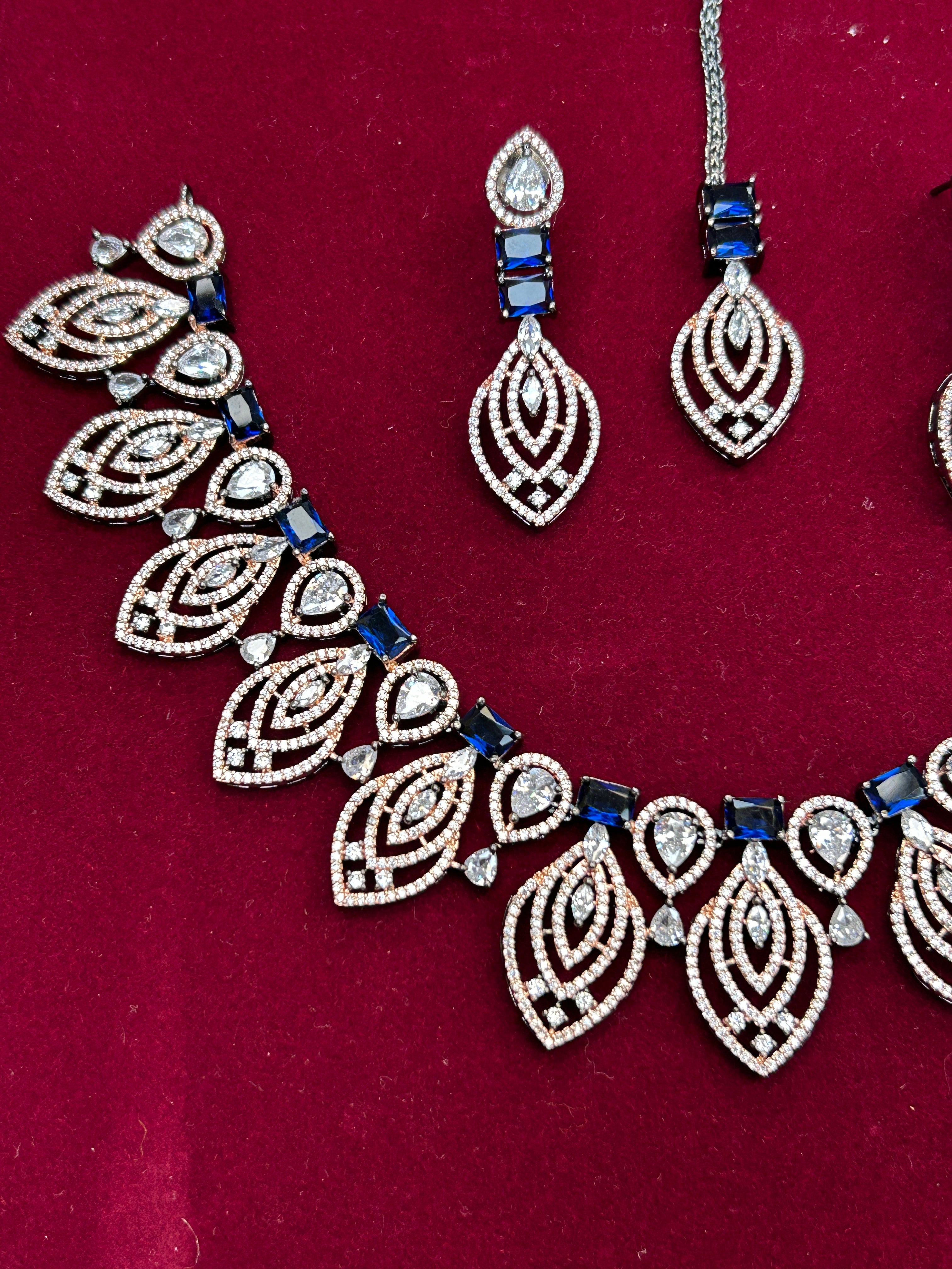 AD necklace set by Kurti Connection USA