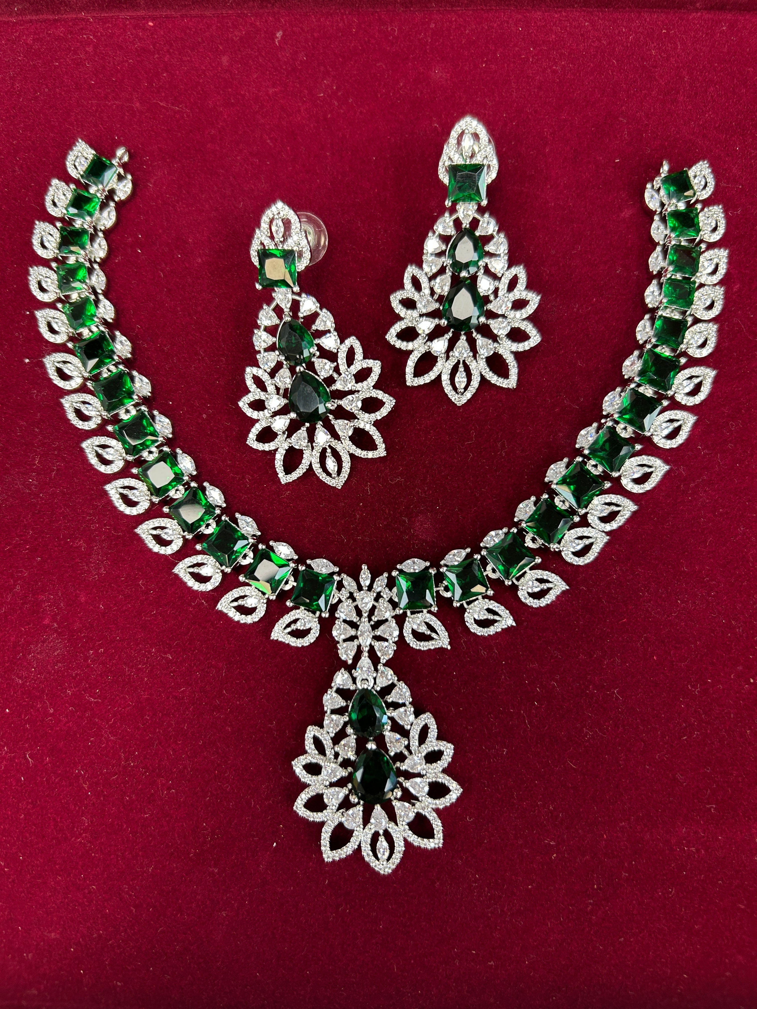 Statement necklace set by Kurti Connection USA