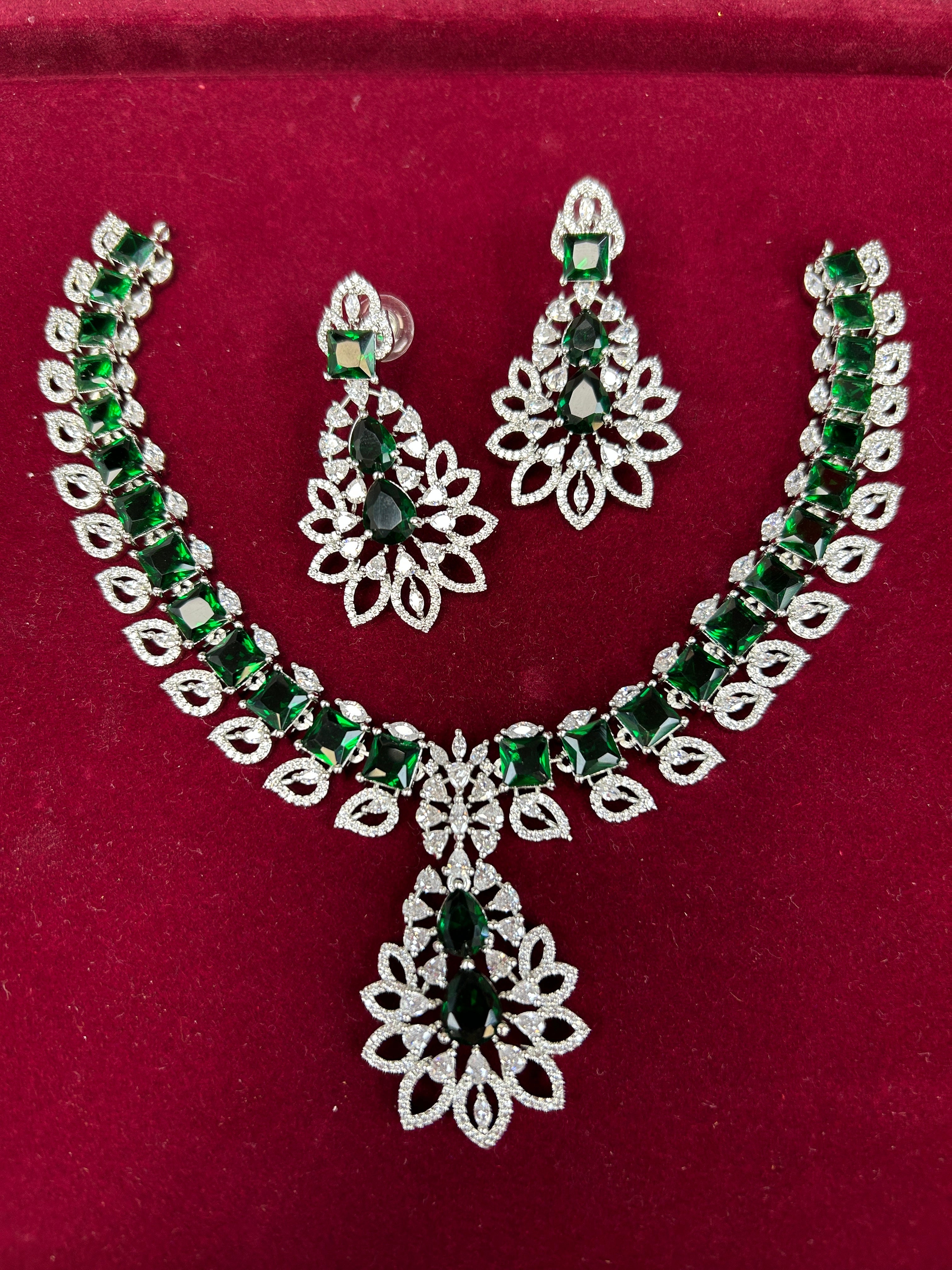 Statement necklace set by Kurti Connection USA