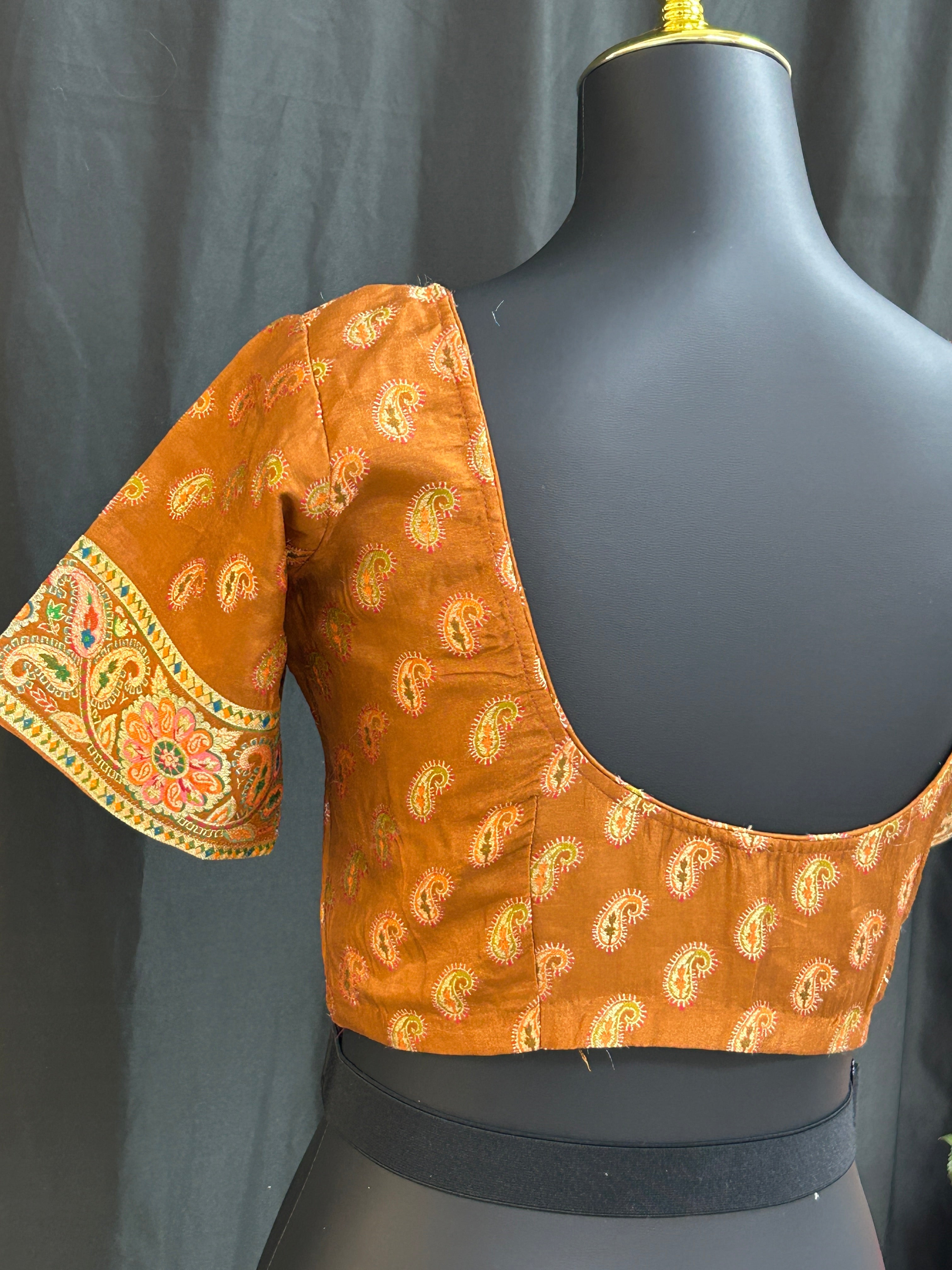 Kani silk blouse by Kurti Connection USA