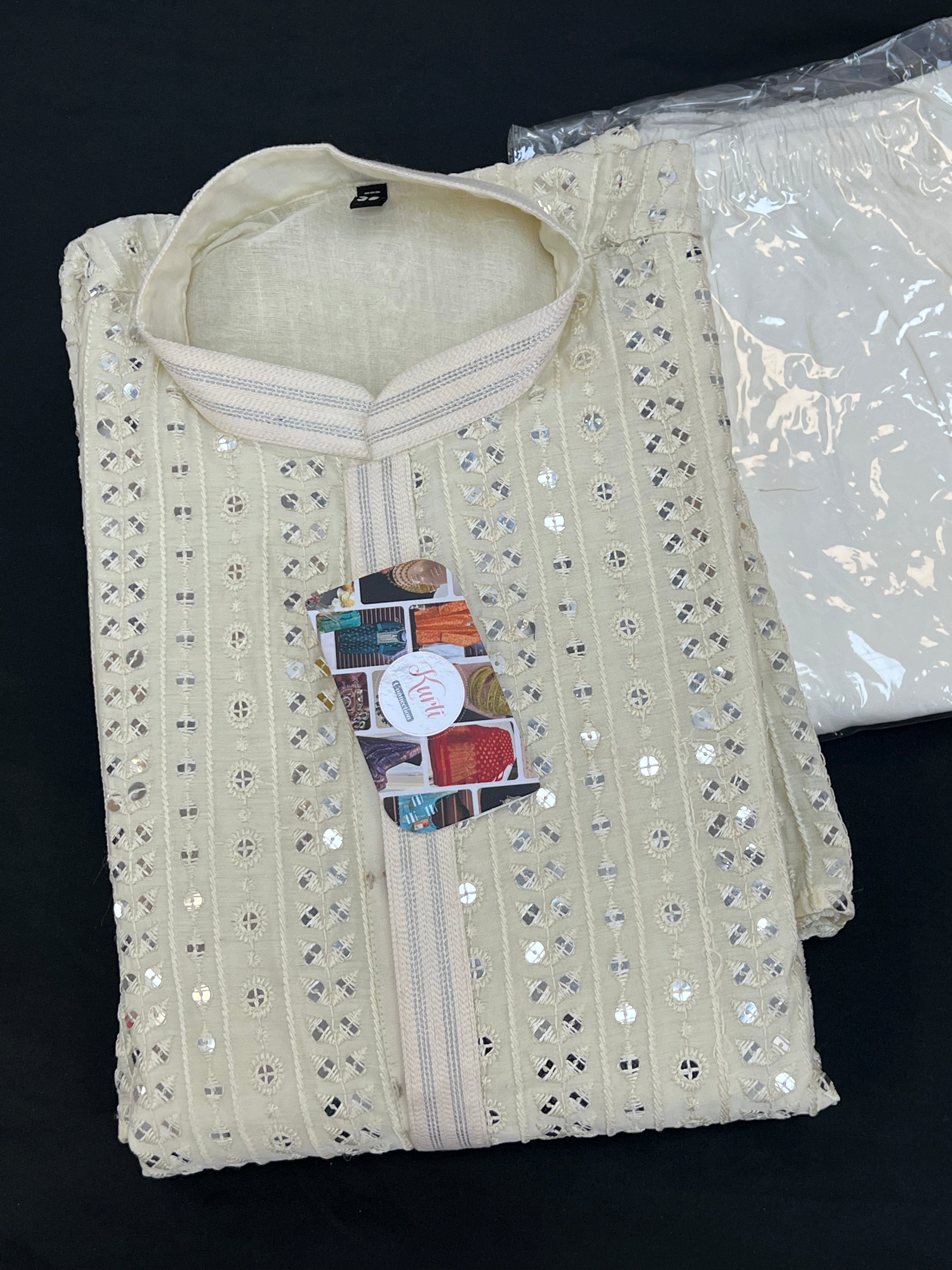 Mirror work Kurta set