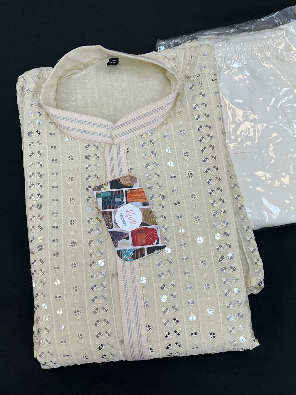 Mirror work Kurta set