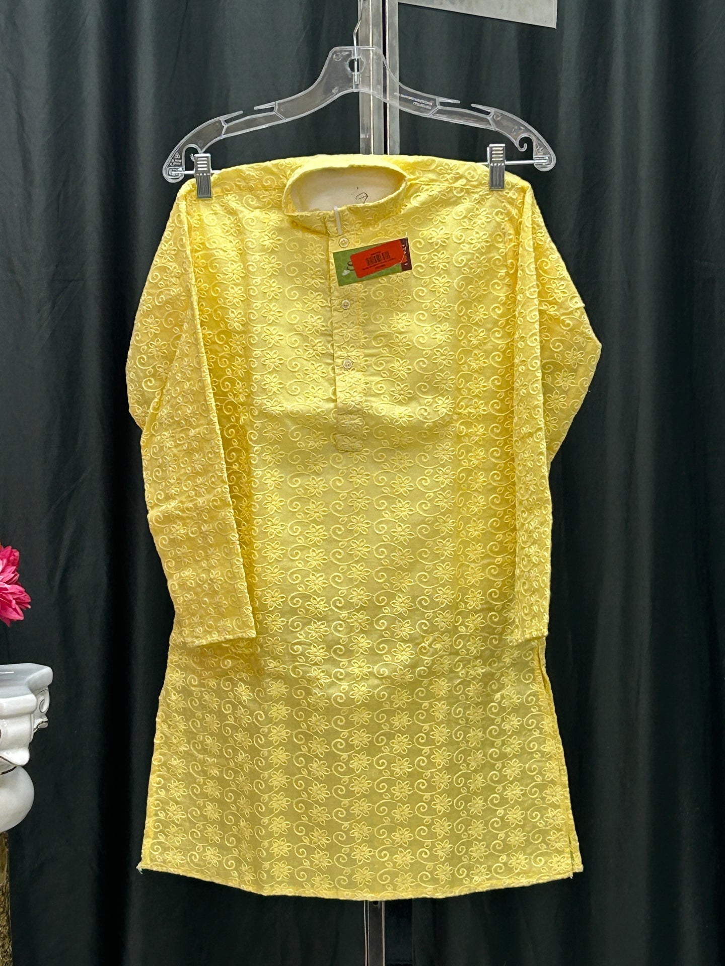 Cotton chikankari Kurta by Kurti Connection USA