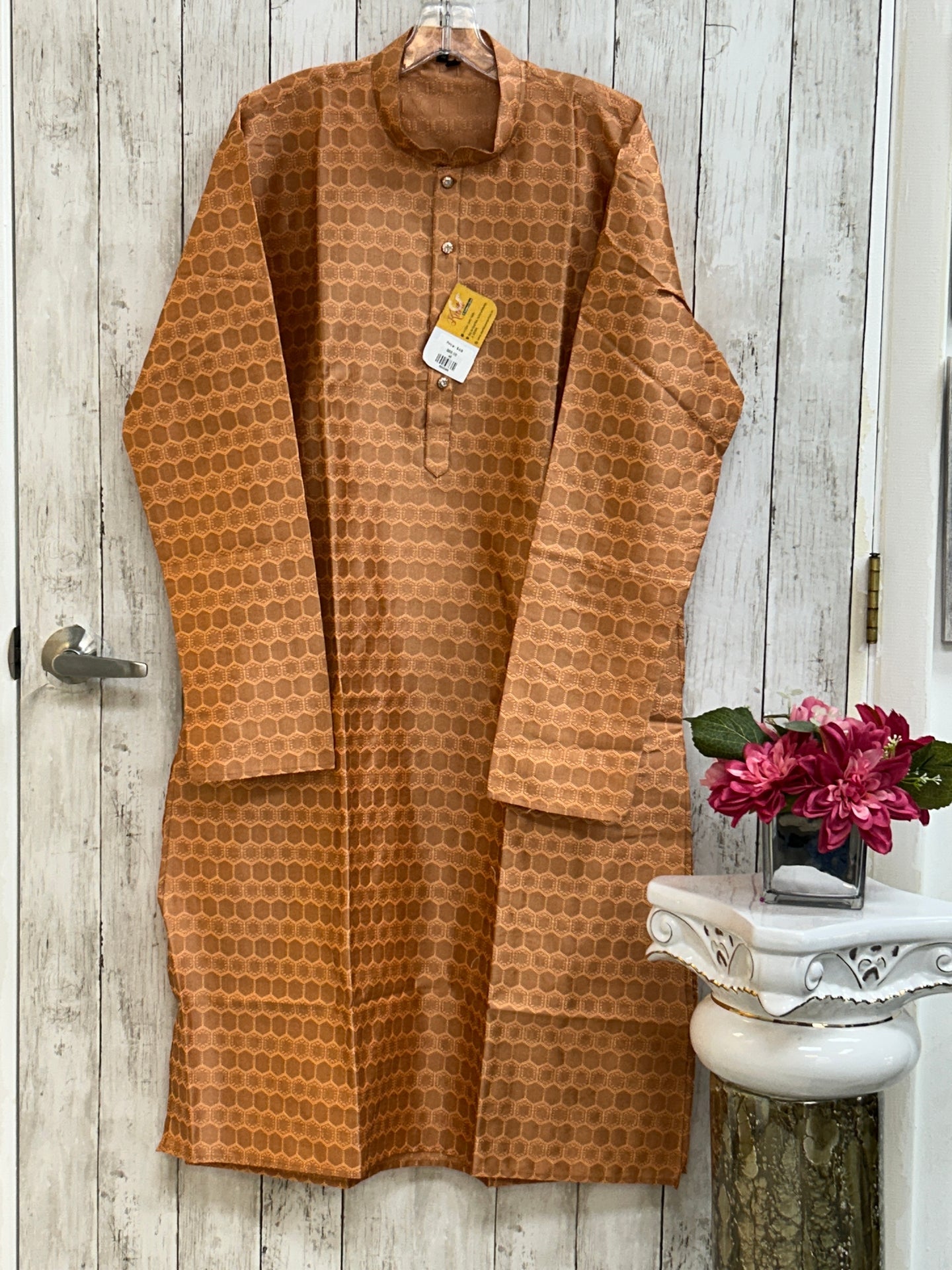 Silk kurta pajama set by Kurti Connection USA