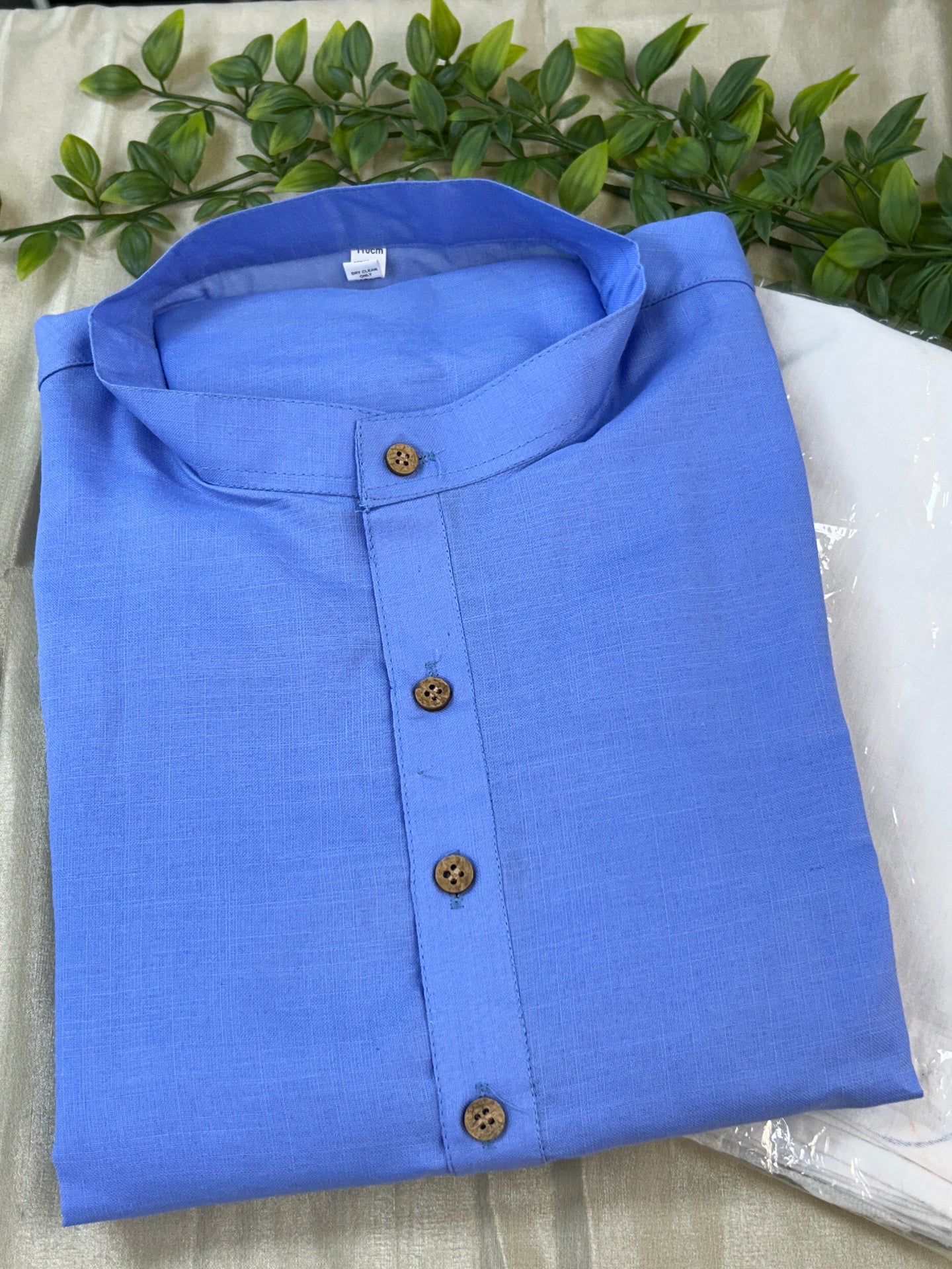 Light purple cotton kurta pajama - Kurti Connection USA