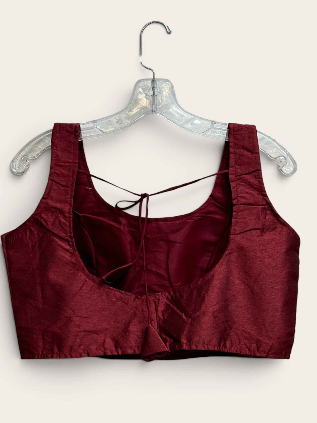 Raw silk blouse