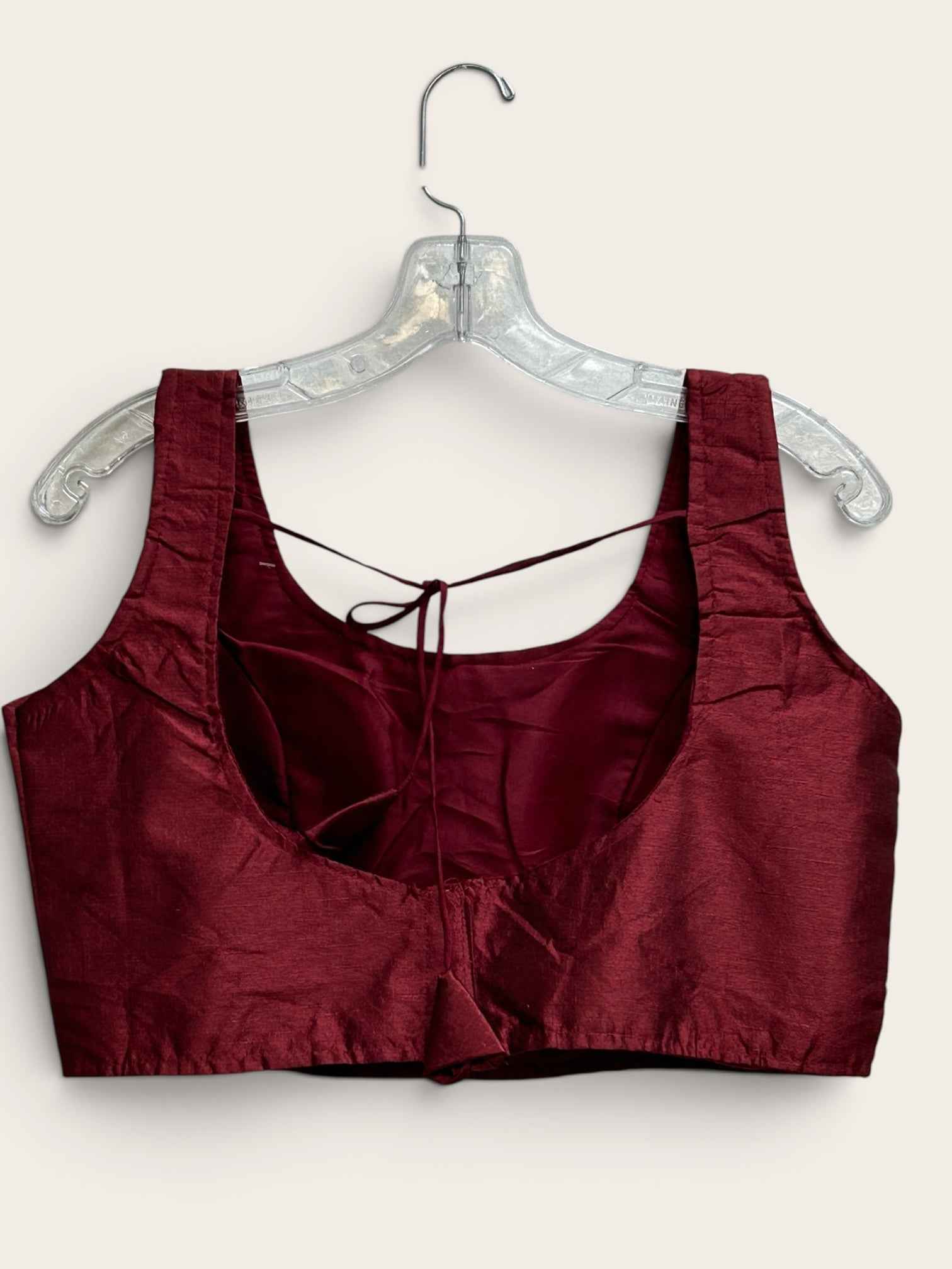 Raw silk blouse