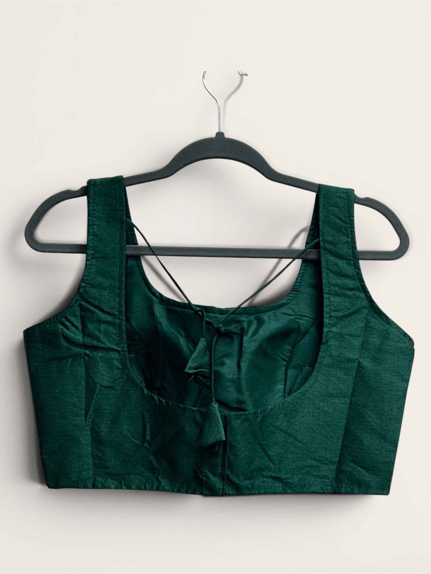 Raw silk blouse