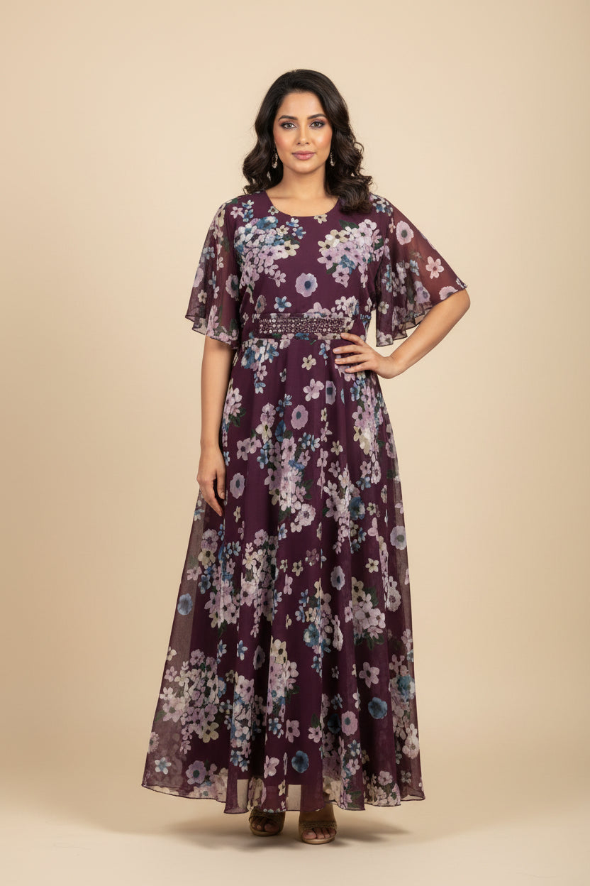 Georgette long kurti
