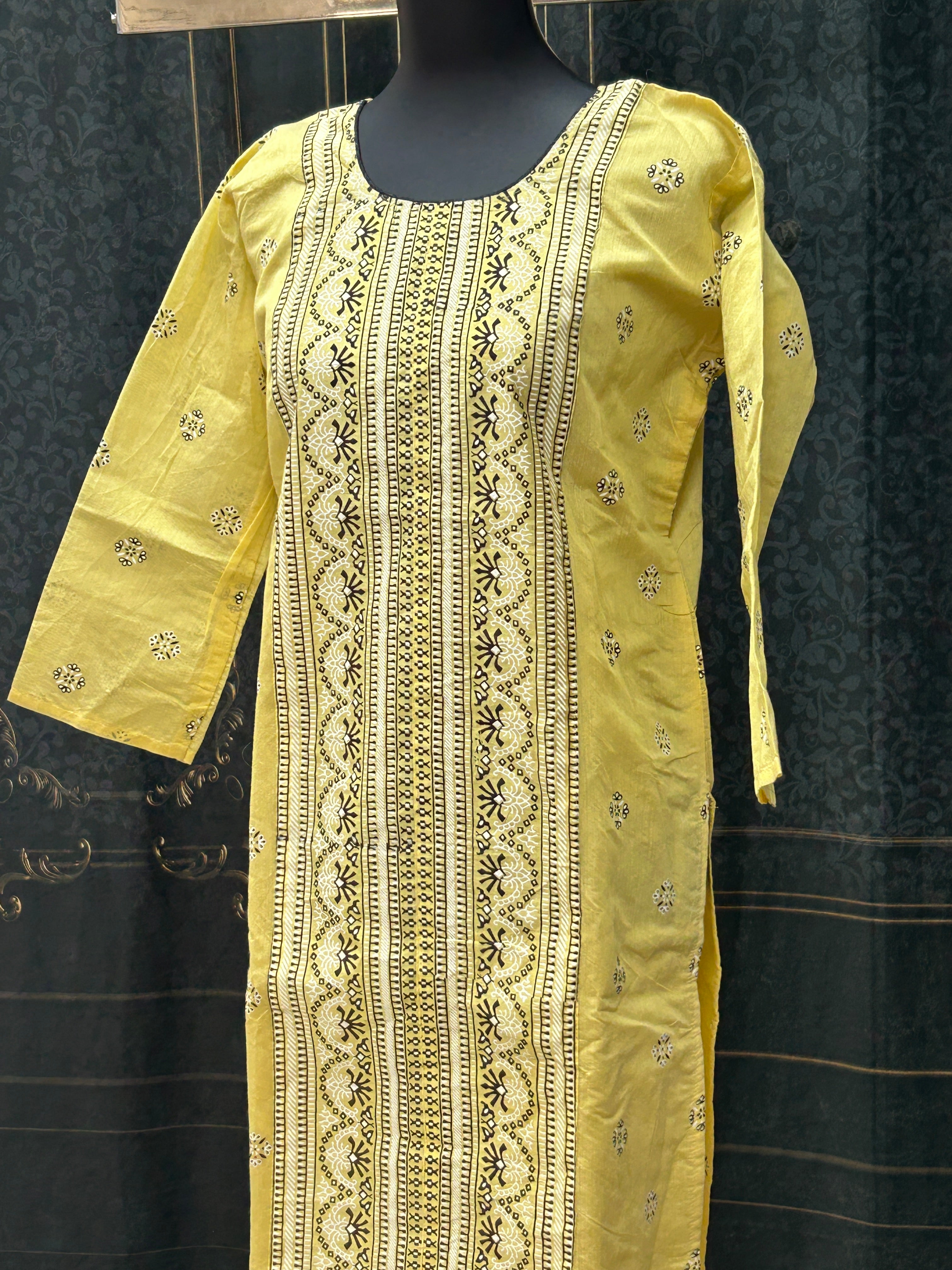 Chanderi silk kurti