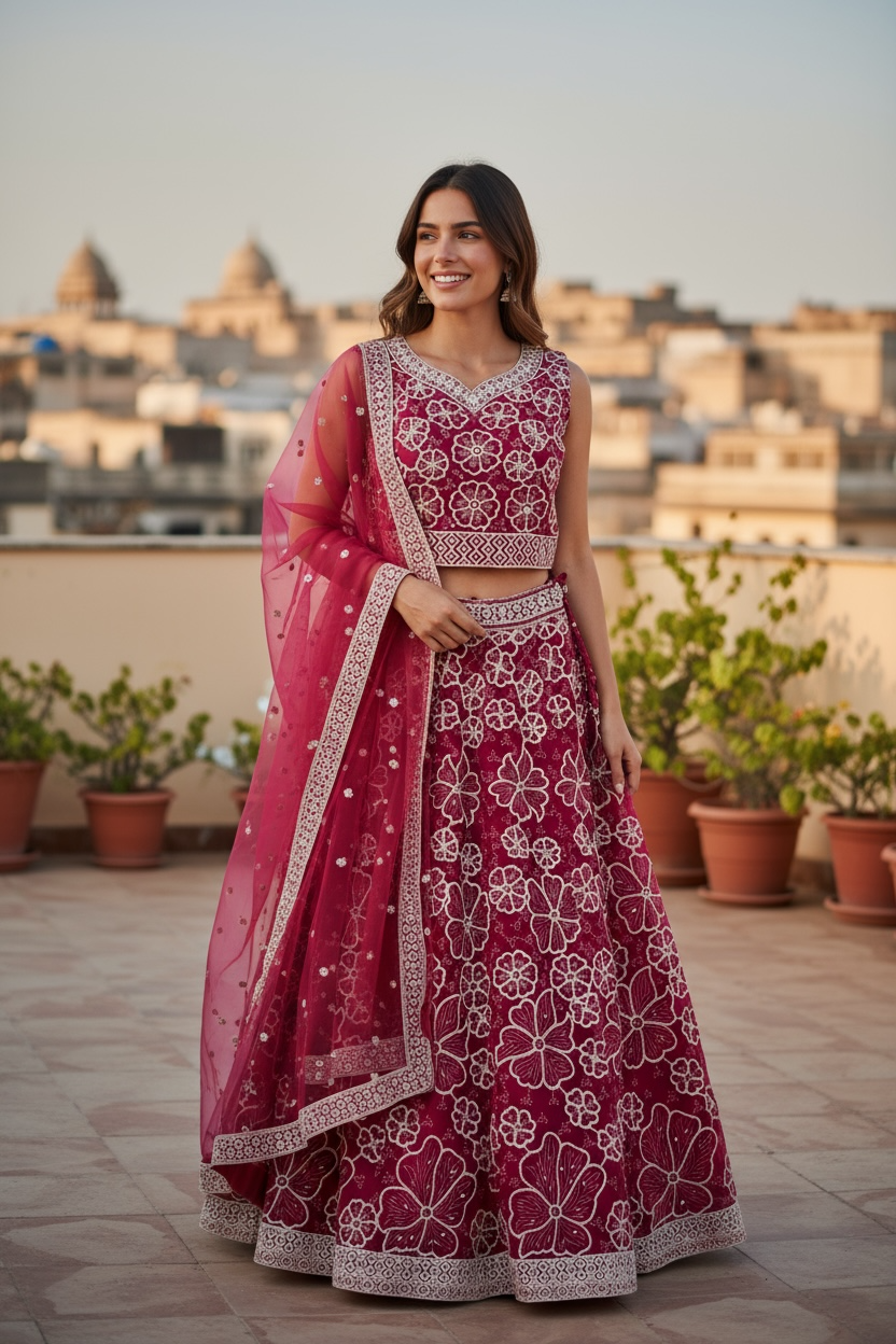 Lehenga Choli set by Kurti Connection USA