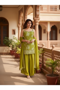 Silk sharara set by Kurti Connection USA