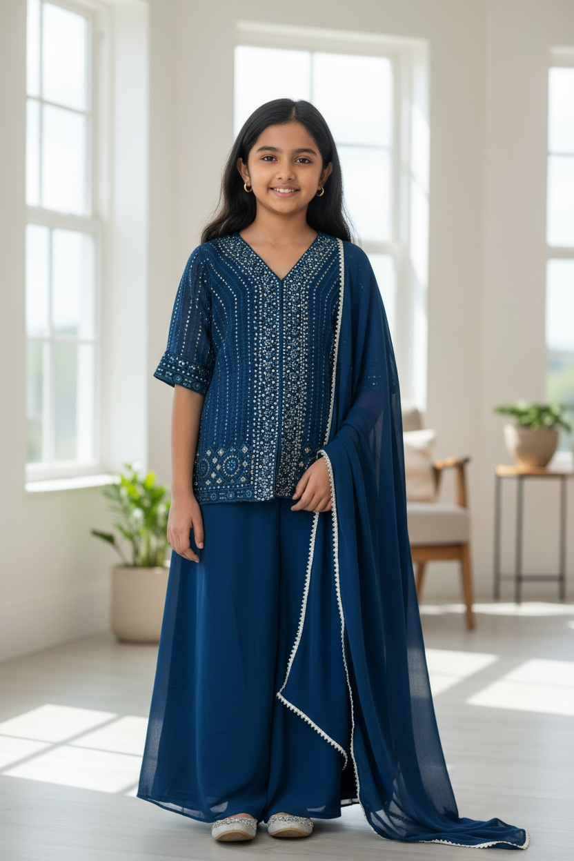 Kids Sharara set by Kurti Connection USA
