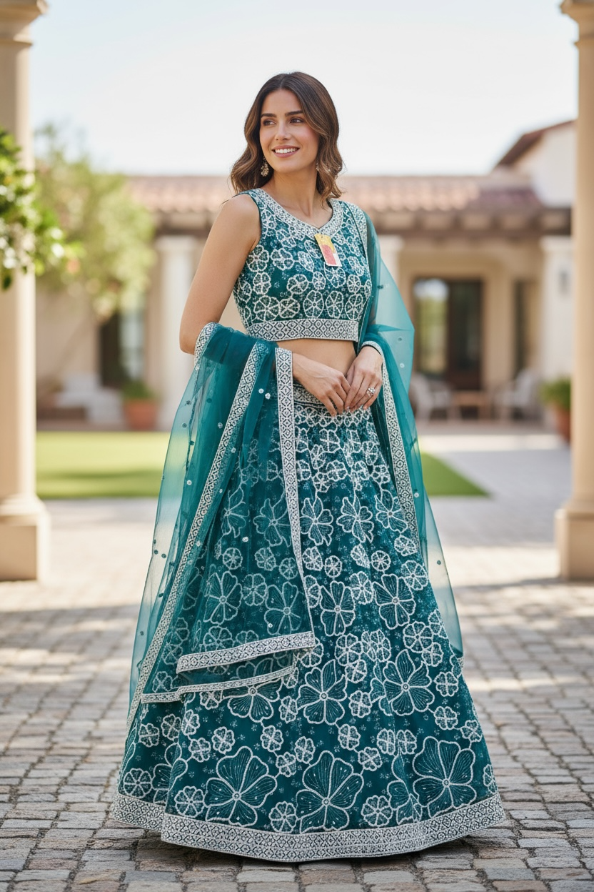Lehenga Choli set : wedding guest collection by Kurti Connection USA