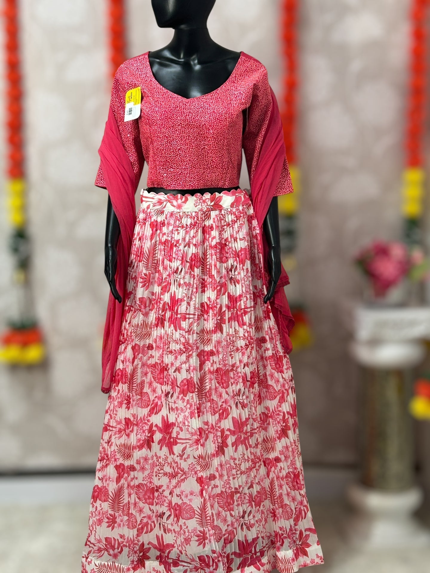 Chiffon lehenga Choli set - Kurti Connection USA