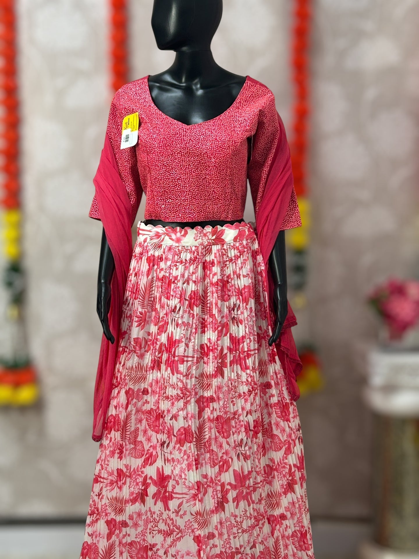 Chiffon lehenga Choli set - Kurti Connection USA