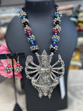 Oxidized silver necklace - Kurti Connection USA